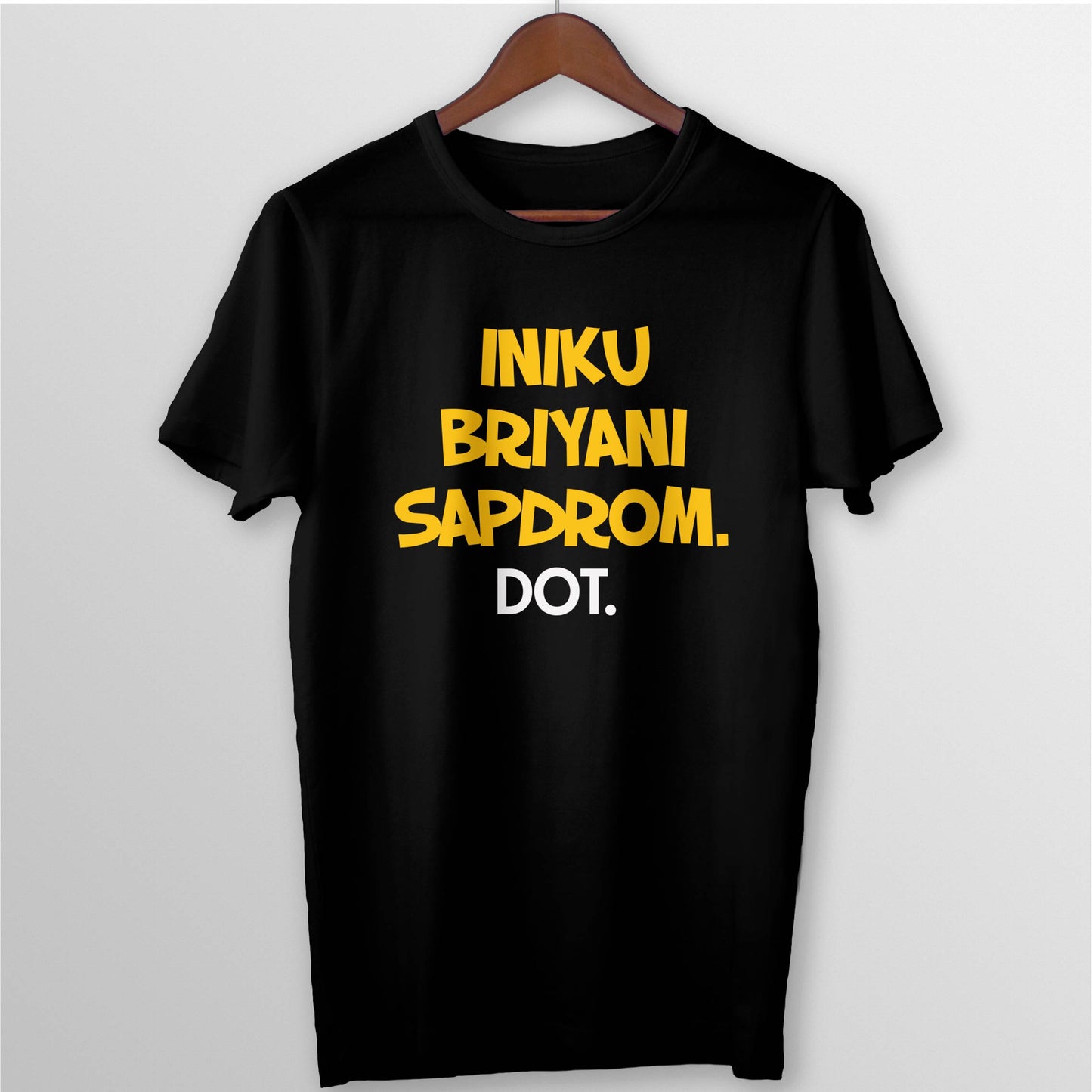 INIKY BRIYANI SAPDROM TEE - BLACK