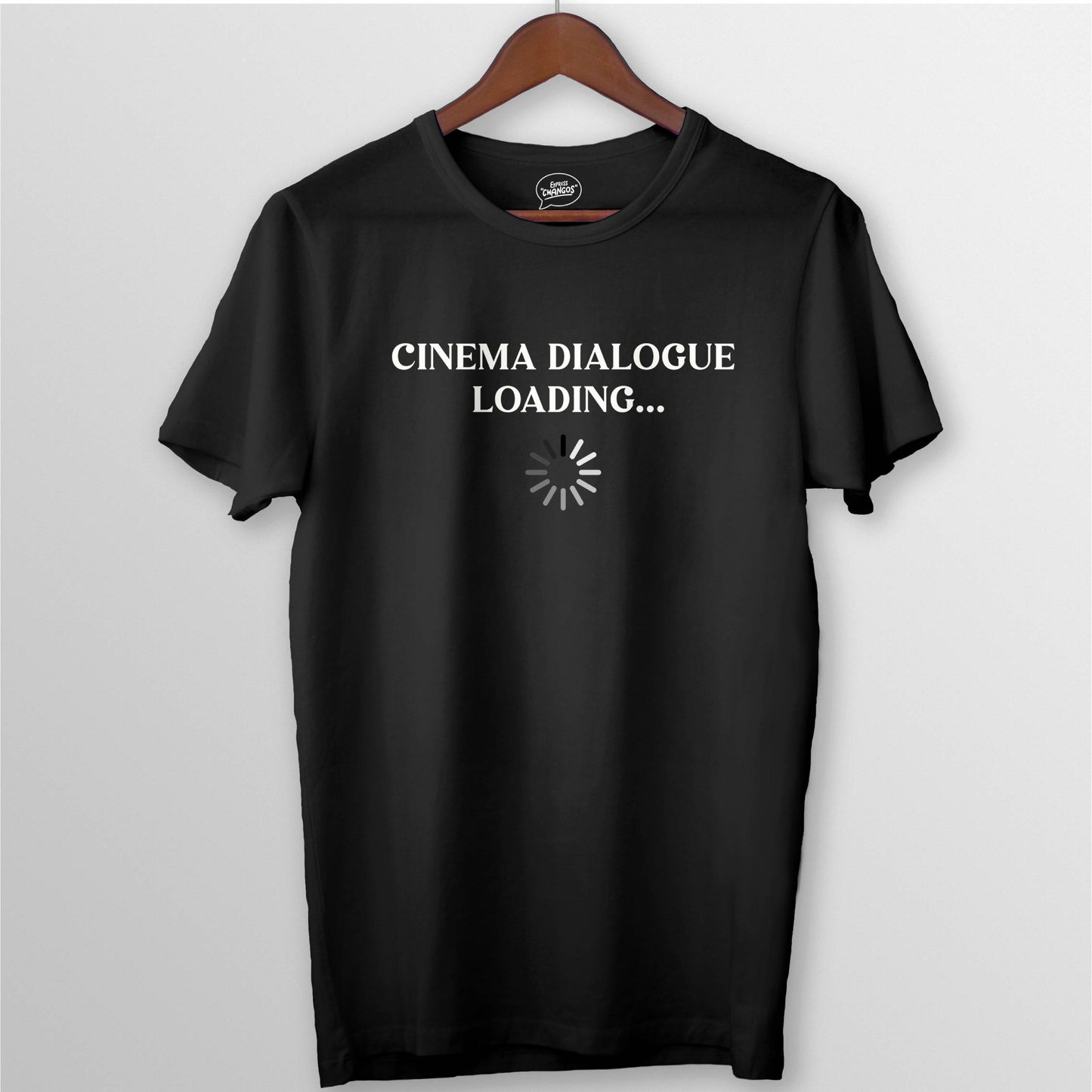 CINEMA DIALOGUE LOADING TEE - BLACK