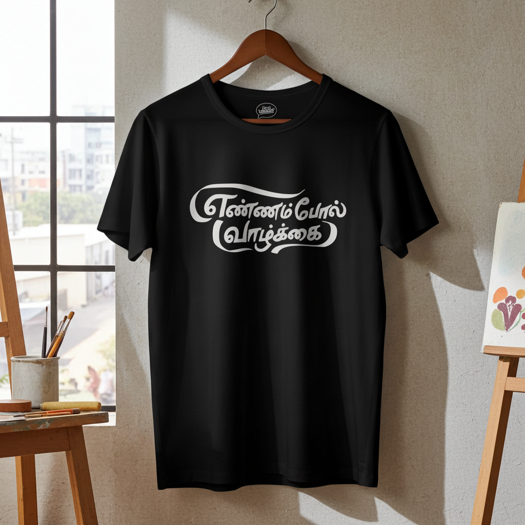 Ennam Pol Vazhkai Tee Black