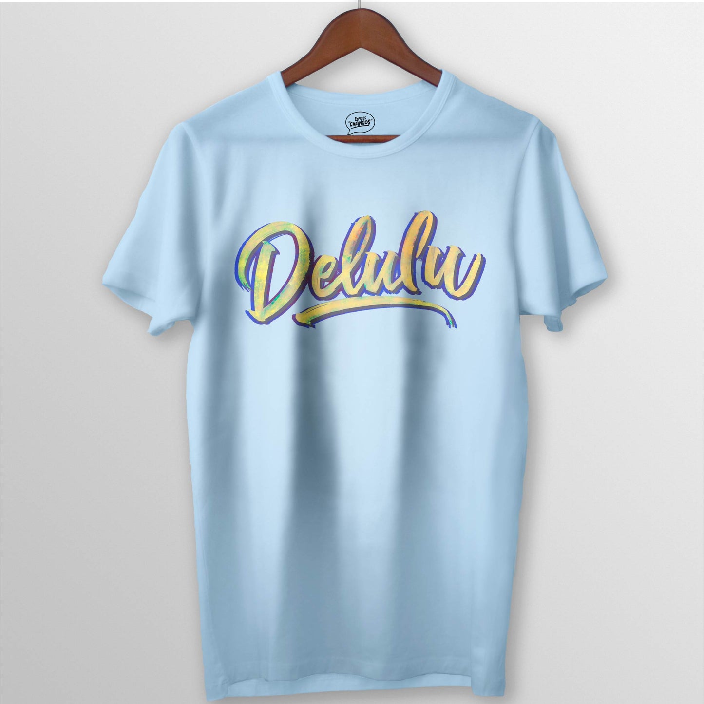 DELULU TEE - BABY BLUE