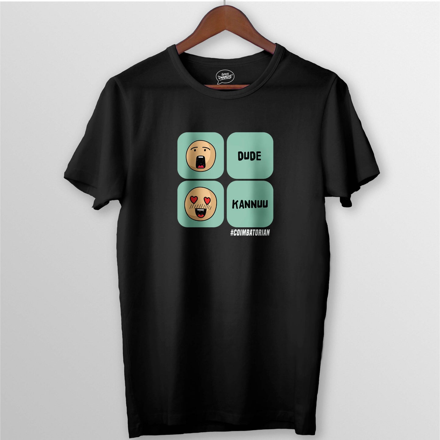 DUDE KANNU TEE - BLACK