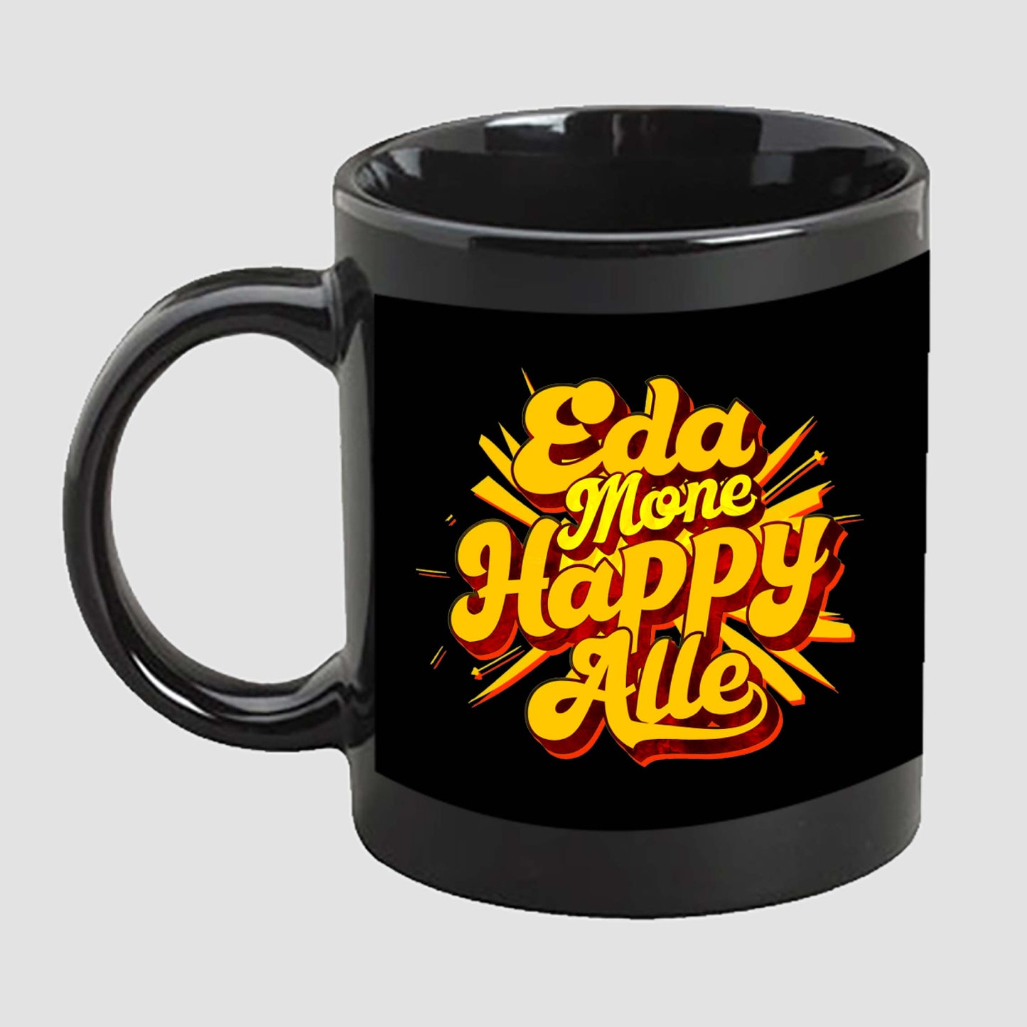 EDA MONE COFFEE MUG - BLACK