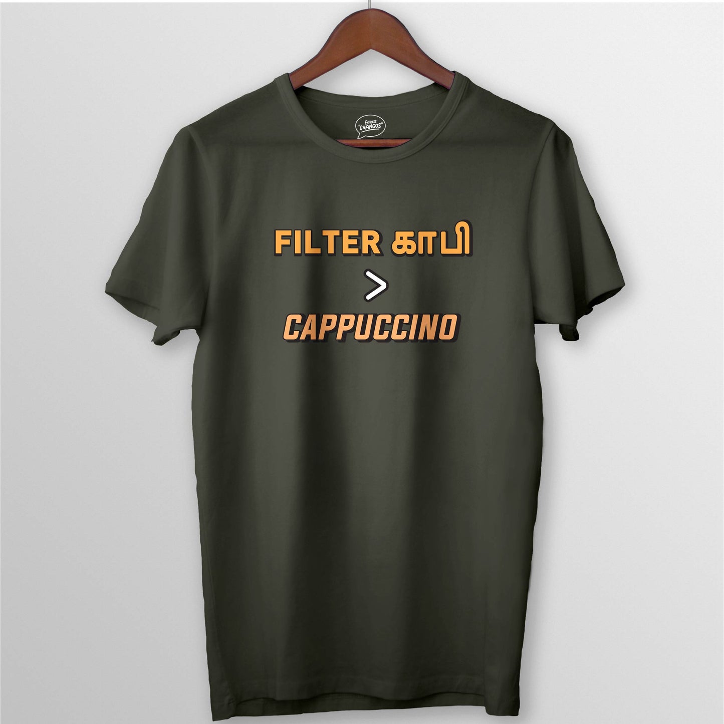 FILTER KAAPI TEE - OLIVE GREEN
