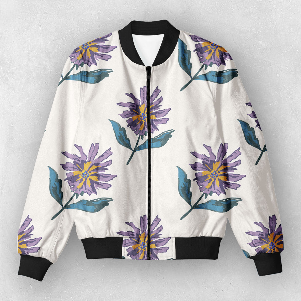 UNISEX FLORAL BOMBER JACKET