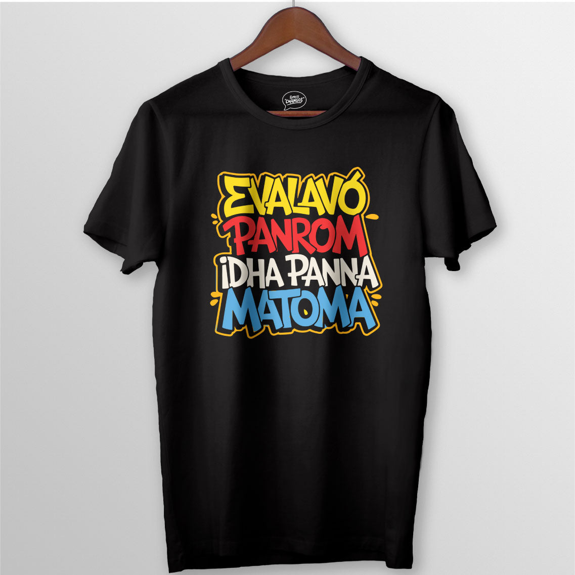 IDHA PANNA MATOMA TEE - BLACK