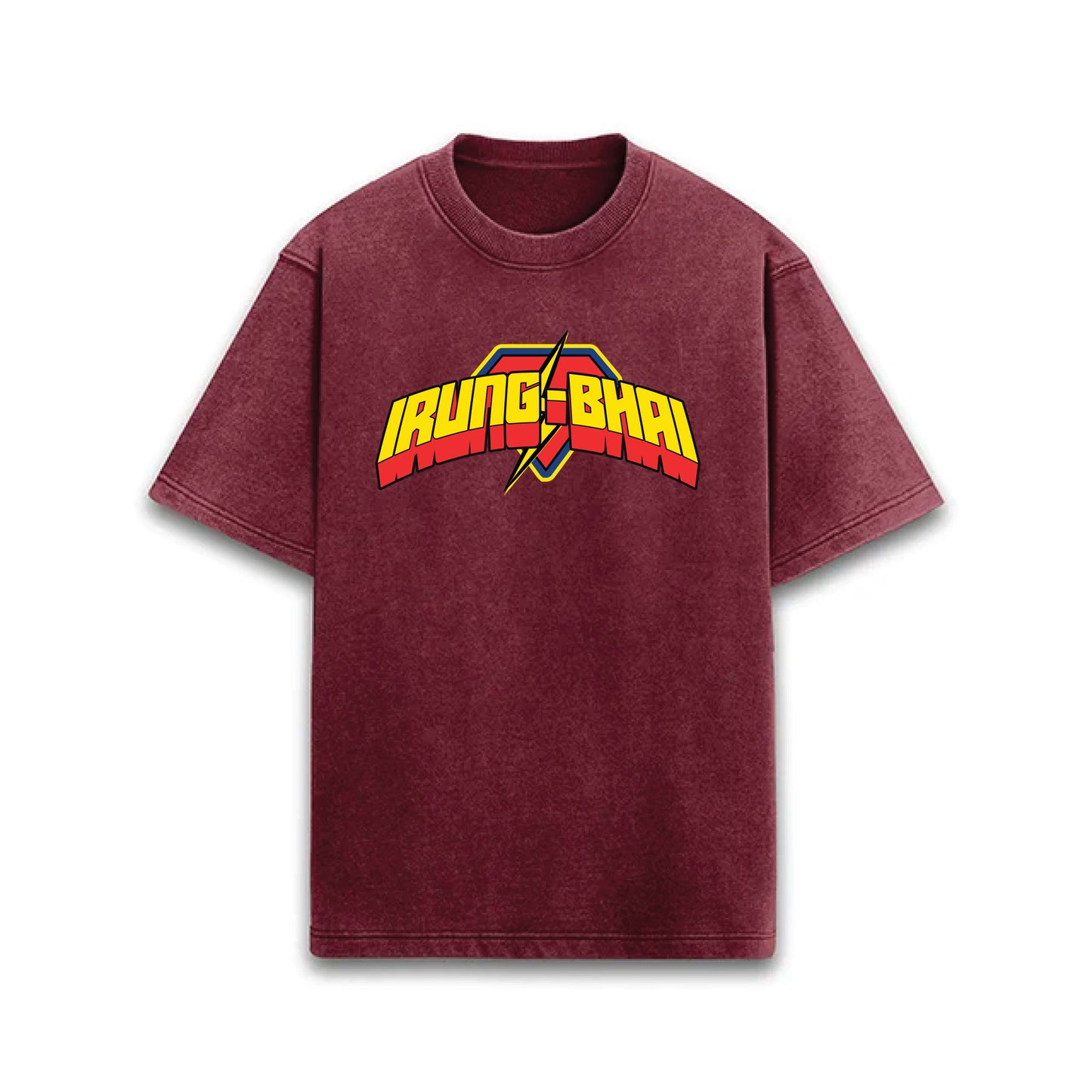 IRUNG BHAI - ACID WASHED TEE