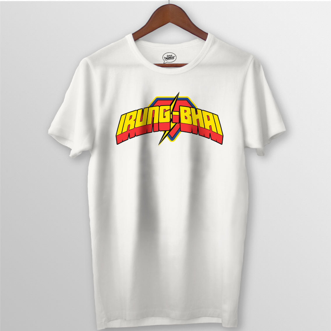 IRUNG - BHAI TEE - WHITE - ROYAL BLUE