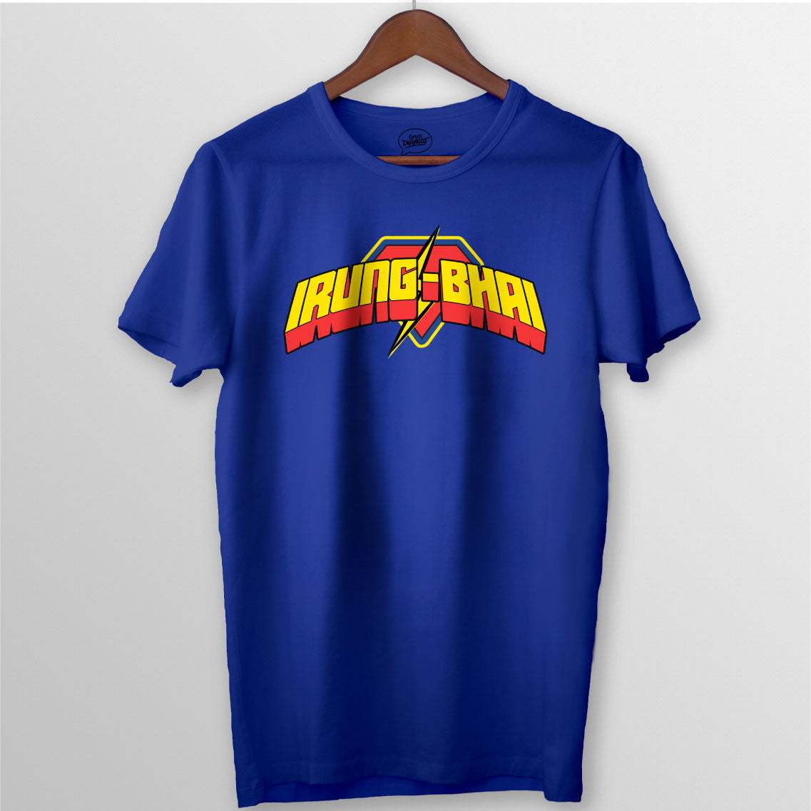 IRUNG - BHAI TEE - WHITE - ROYAL BLUE