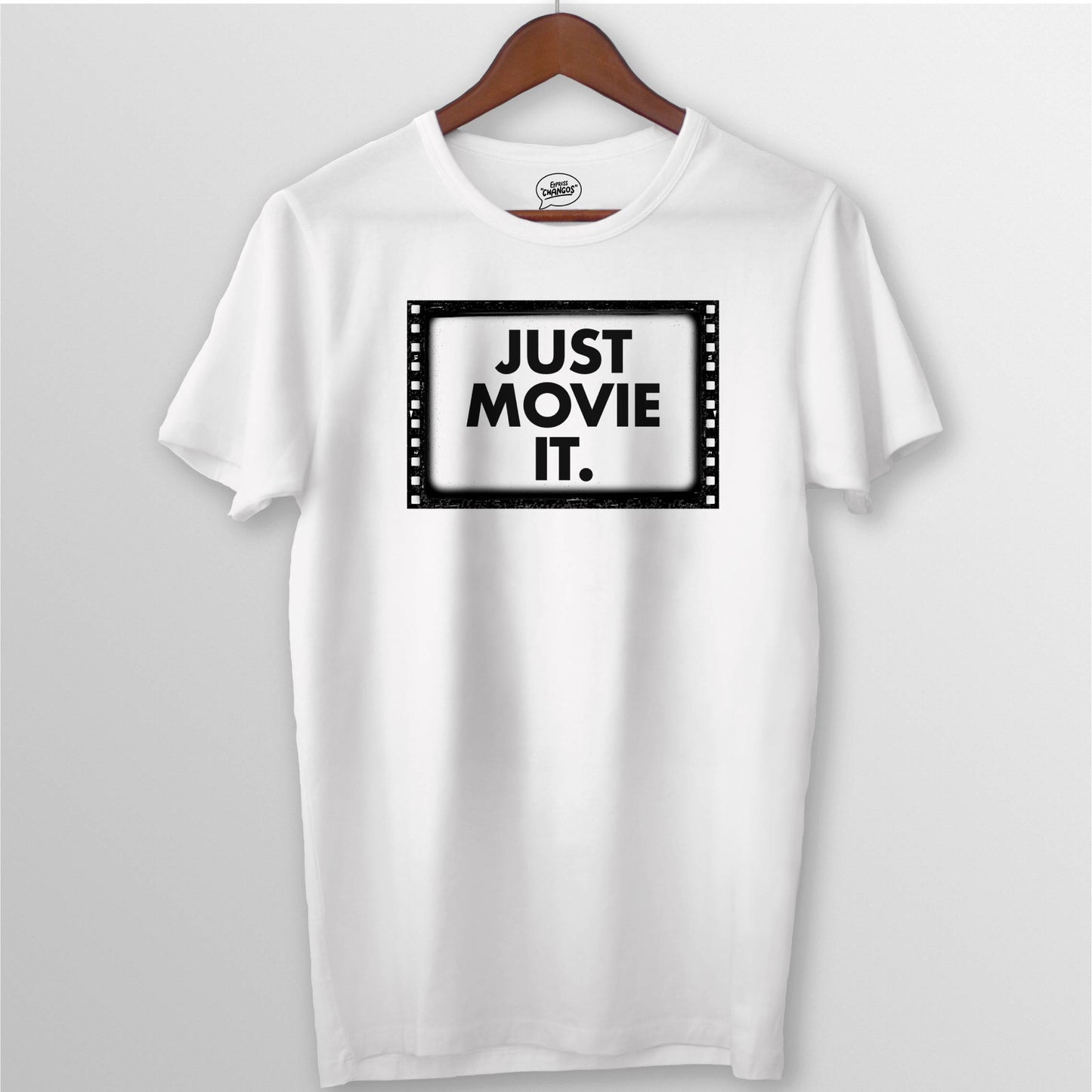 JUST MOVIE IT TEE - WHITE