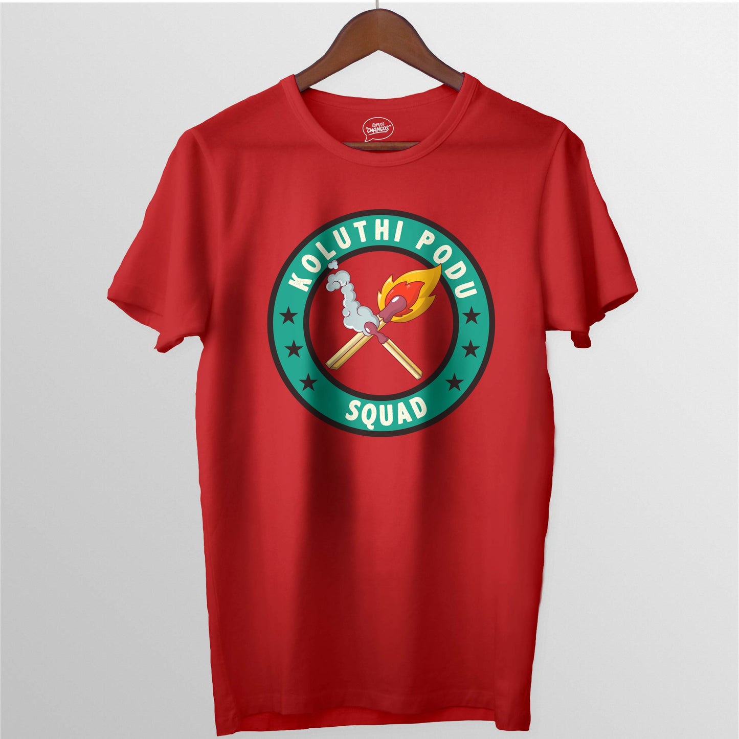 KOLUTHI PODU SQUAD TEE - RED