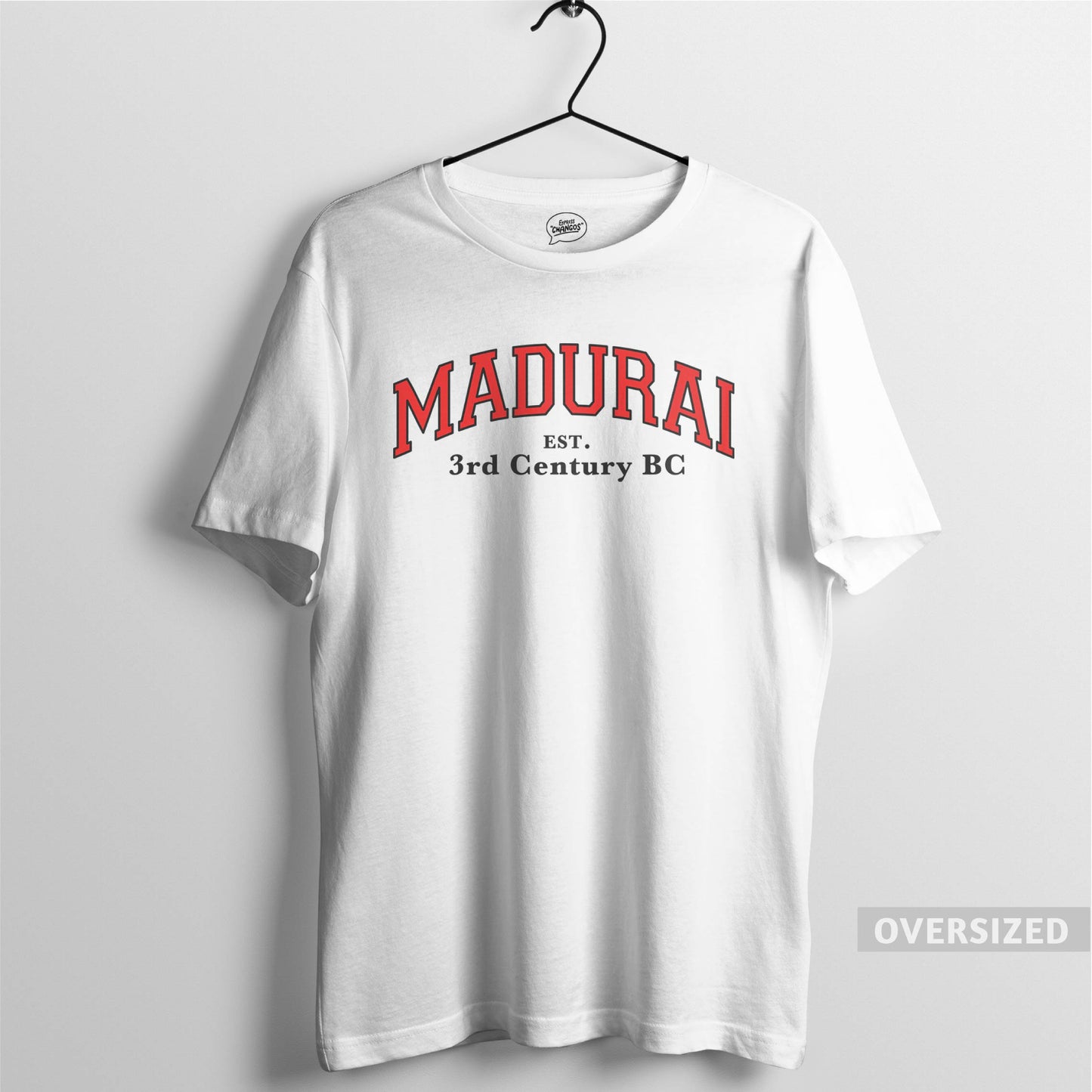 MADURAI 3RD CENTURY TEE - WHITE