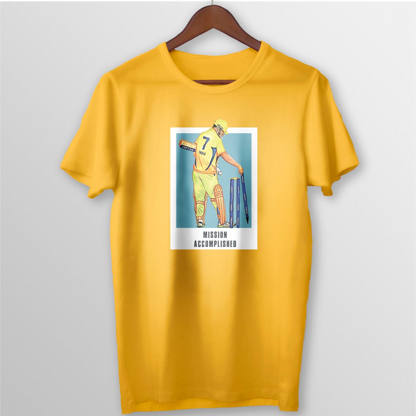 MISSION ACCOMPLISHED TEE - YELLOW