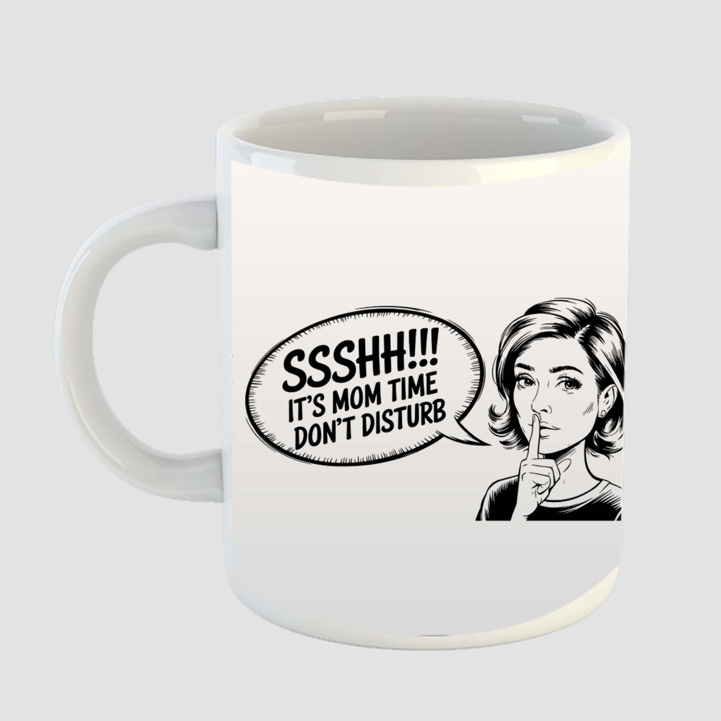 MOM TIME COFFEE MUG - WHITE