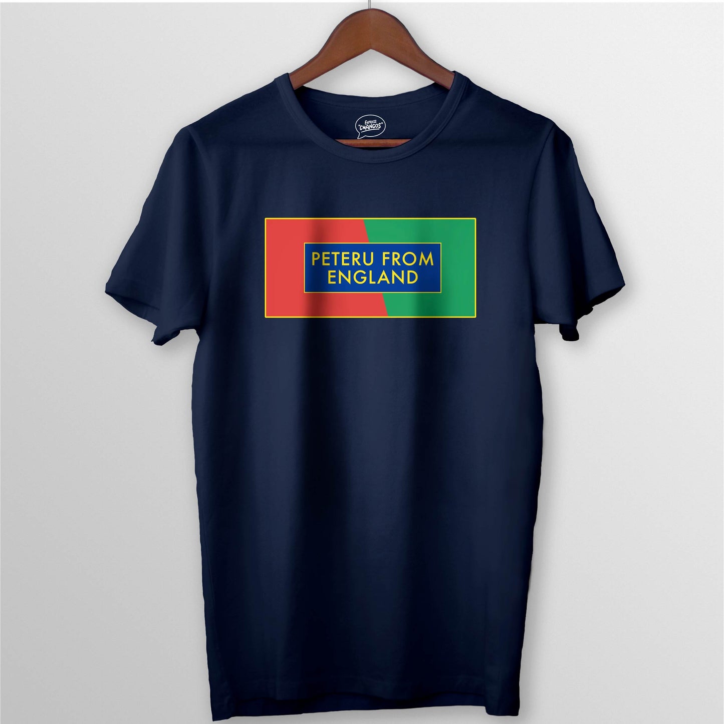 PETERU FROM ENGLAND TEE - NAVY BLUE