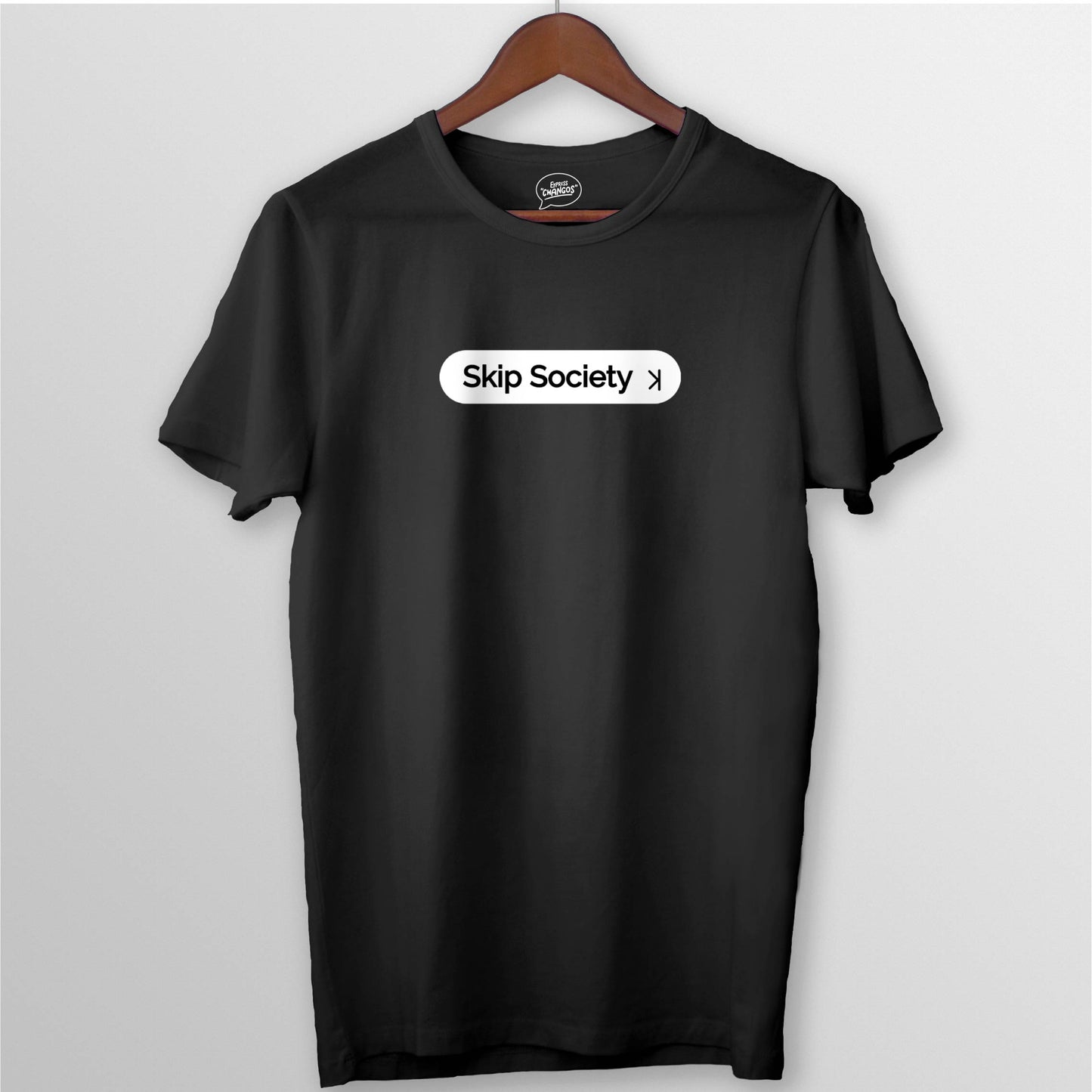 SKIP SOCIETY TEE - BLACK