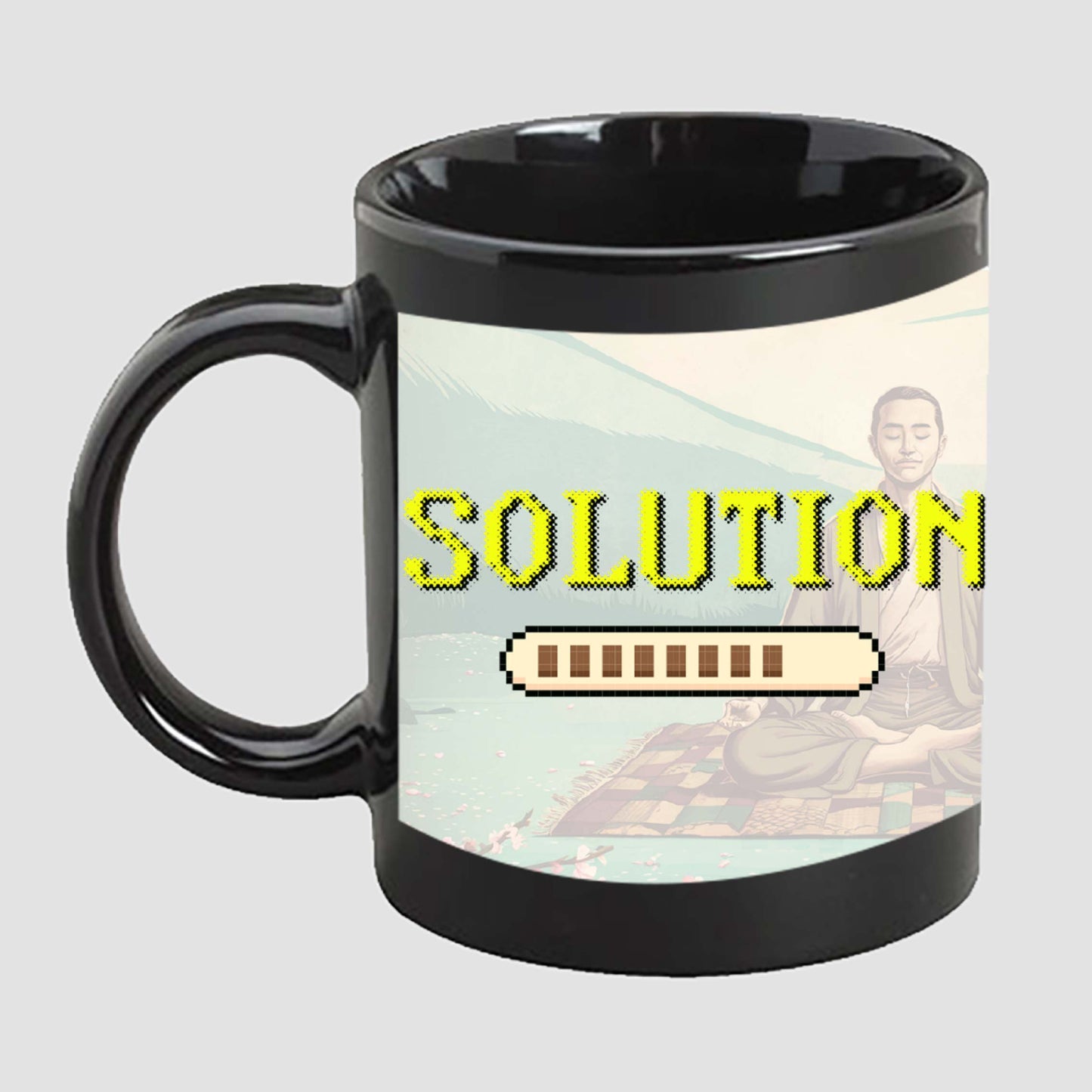 SOLUTION LOADING COFFEE MUG - BLACK
