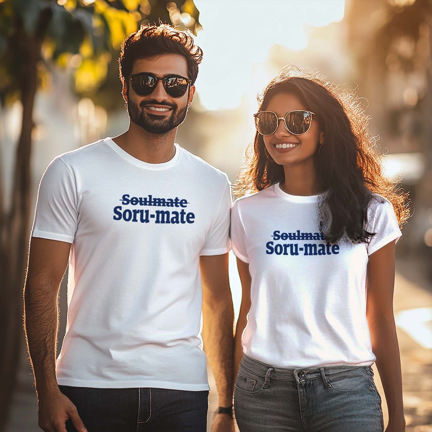 SORUMATE COUPLE TEE - WHITE