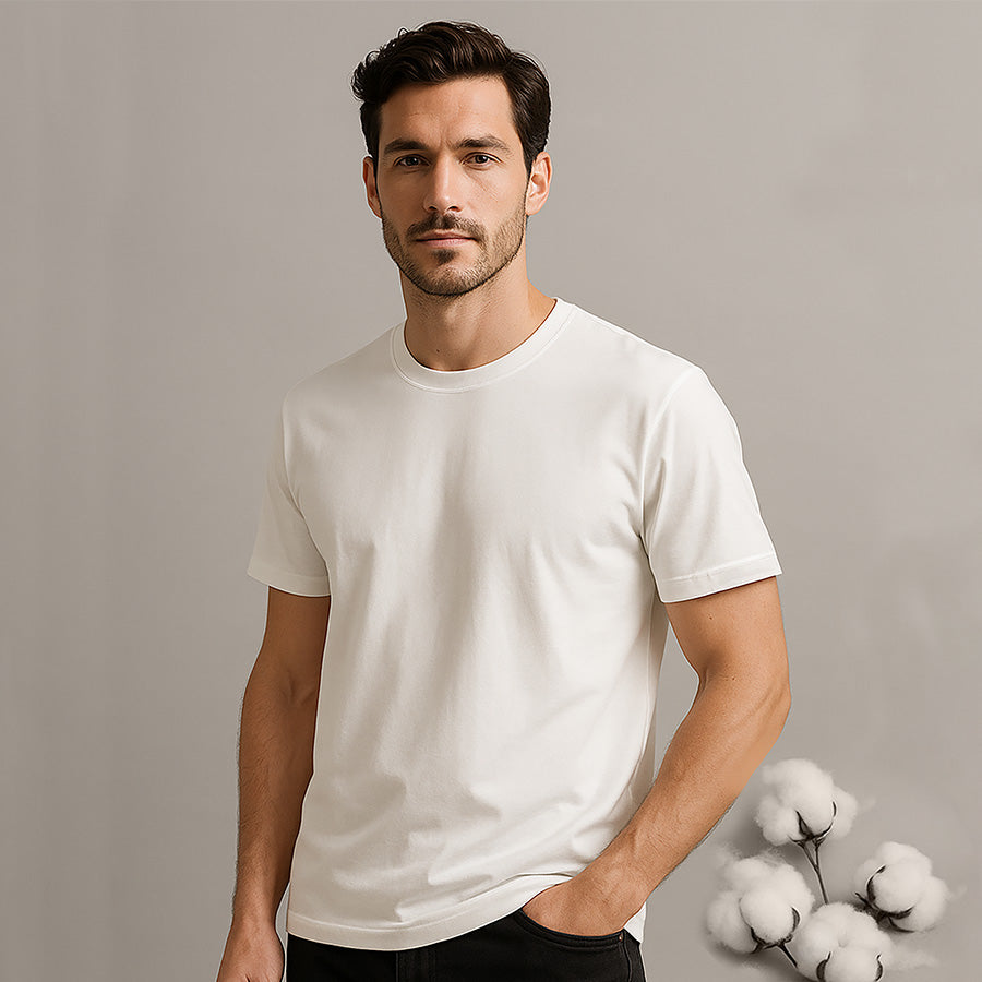 PREMIUM SUPIMA TEE - WHITE