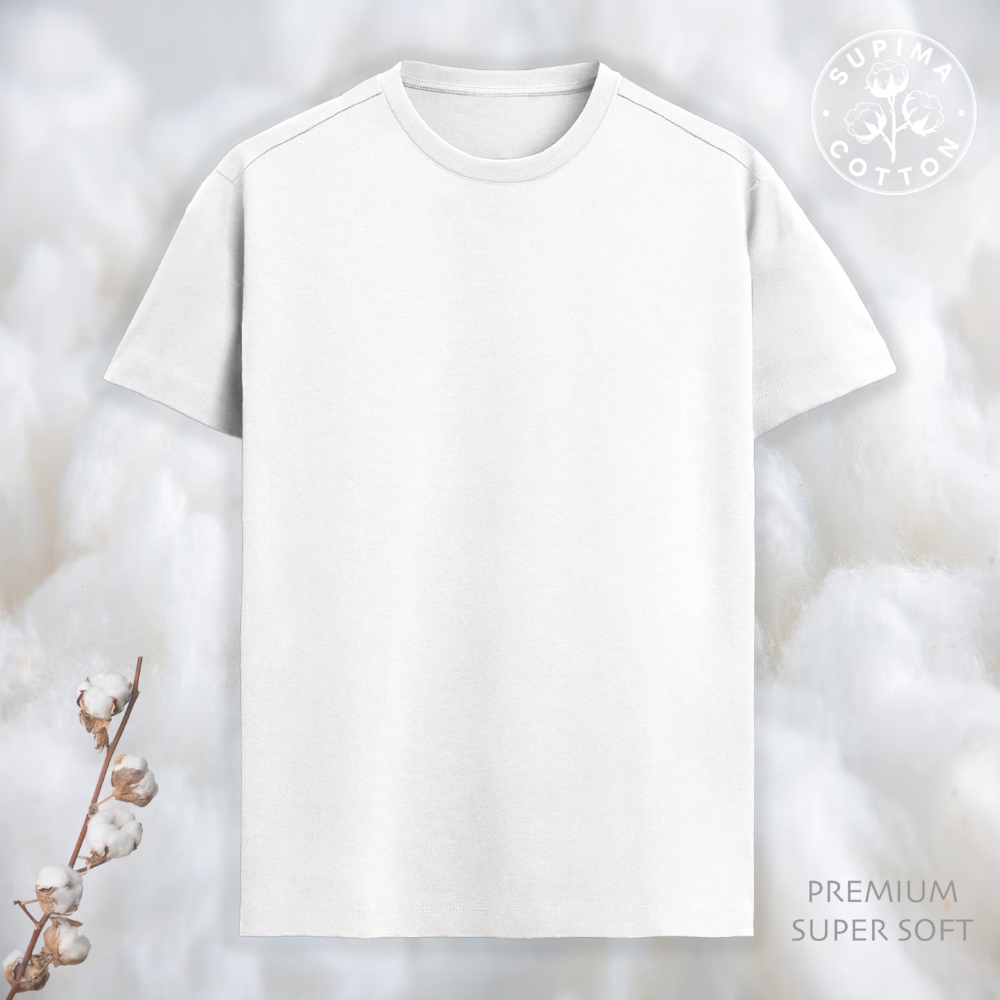 PREMIUM SUPIMA TEE - WHITE