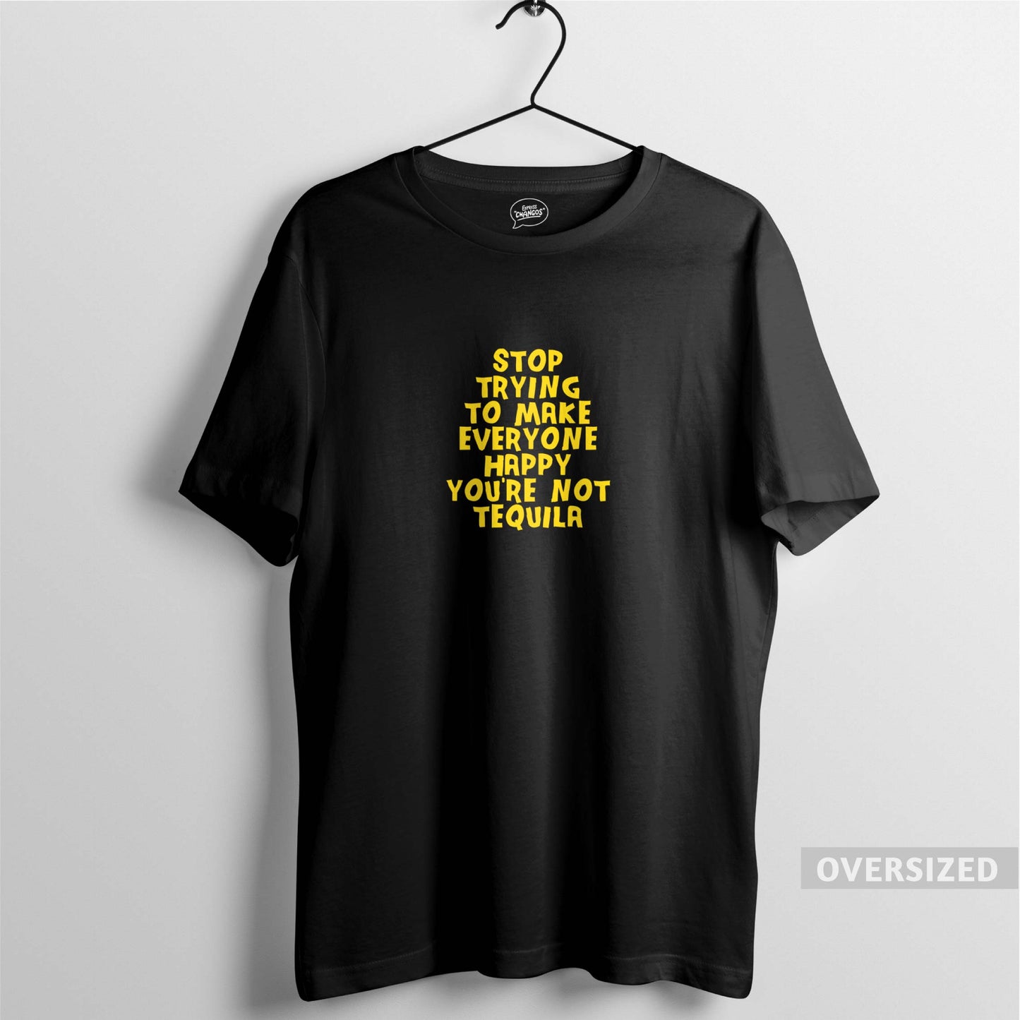 TEQUILA TEE - OVERSIZED BLACK