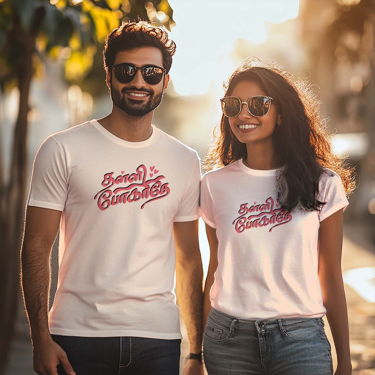THALLIPOGADHEY - COUPLE TEE