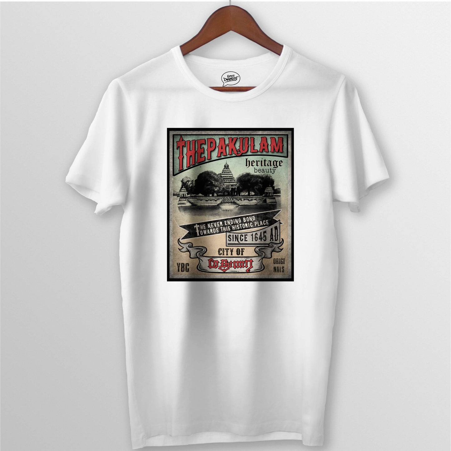 THEPAKULAM TEE - WHITE