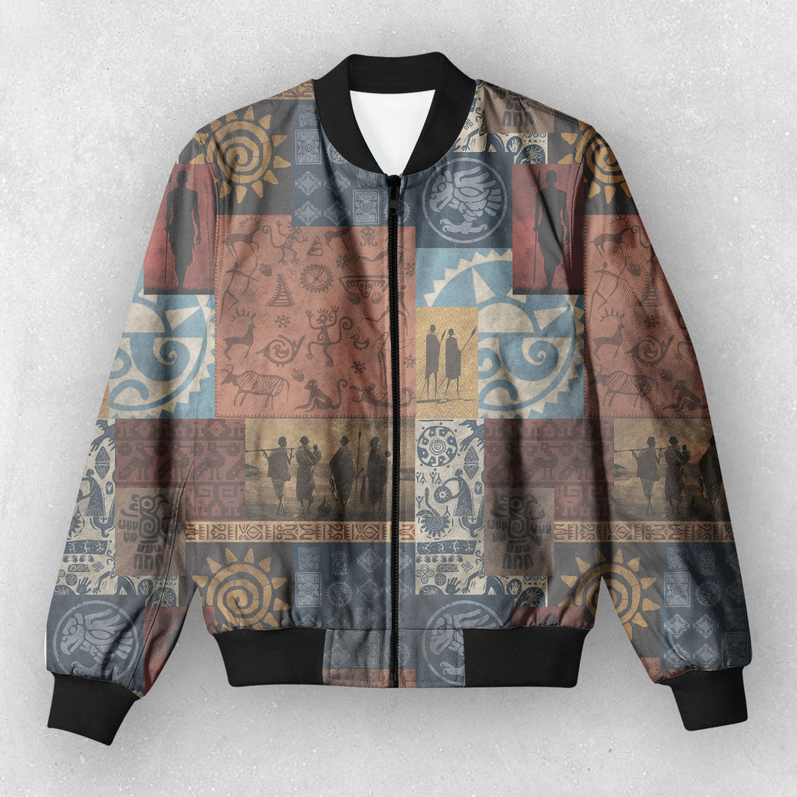 UNISEX TRIBAL BOMBER JACKET