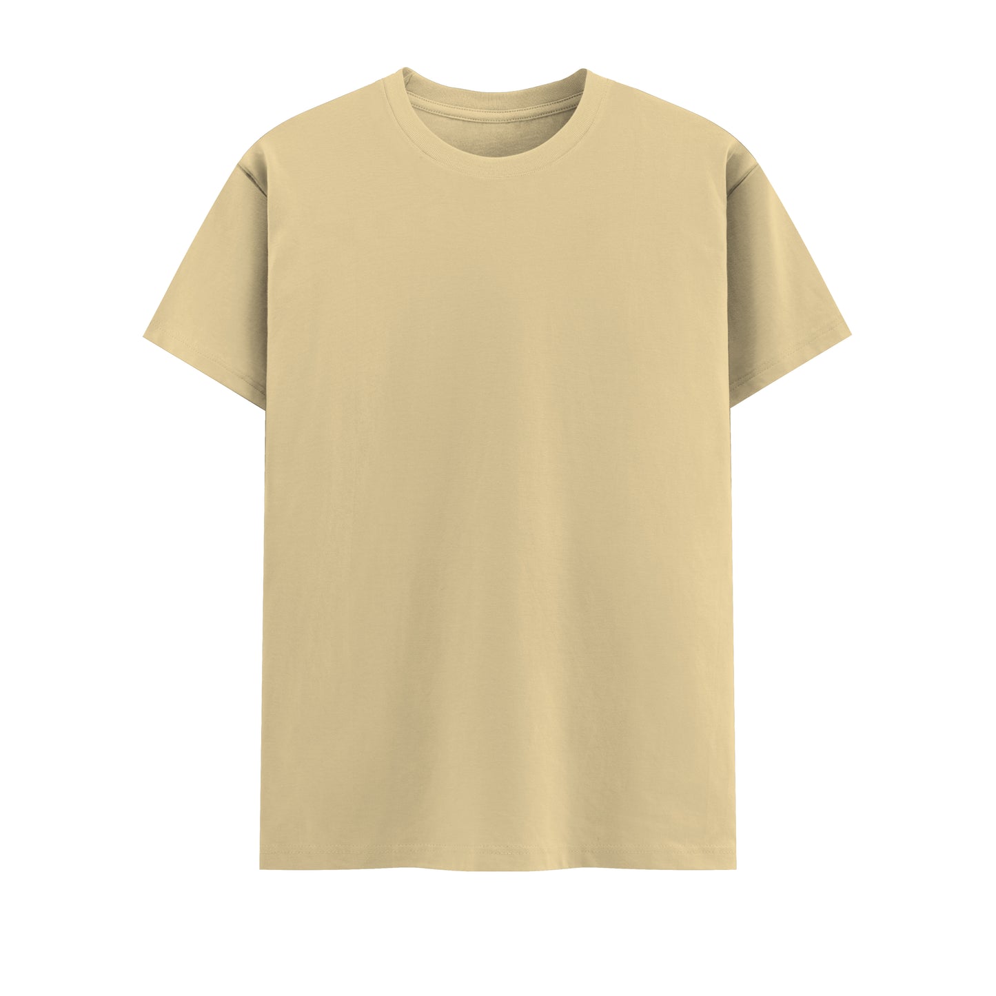 SOLID TEE - BEIGE