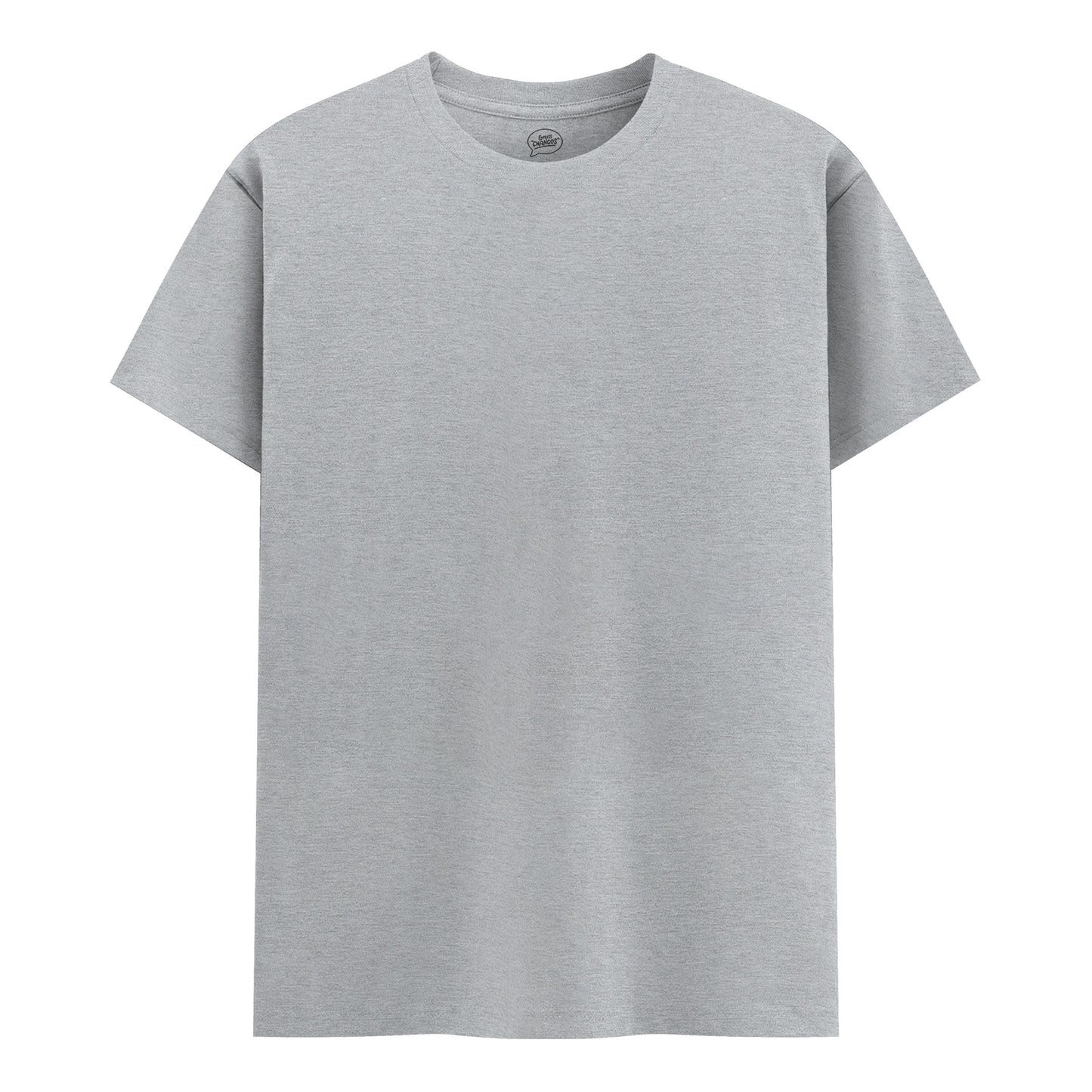 SOLID TEE - GREY MELANGE