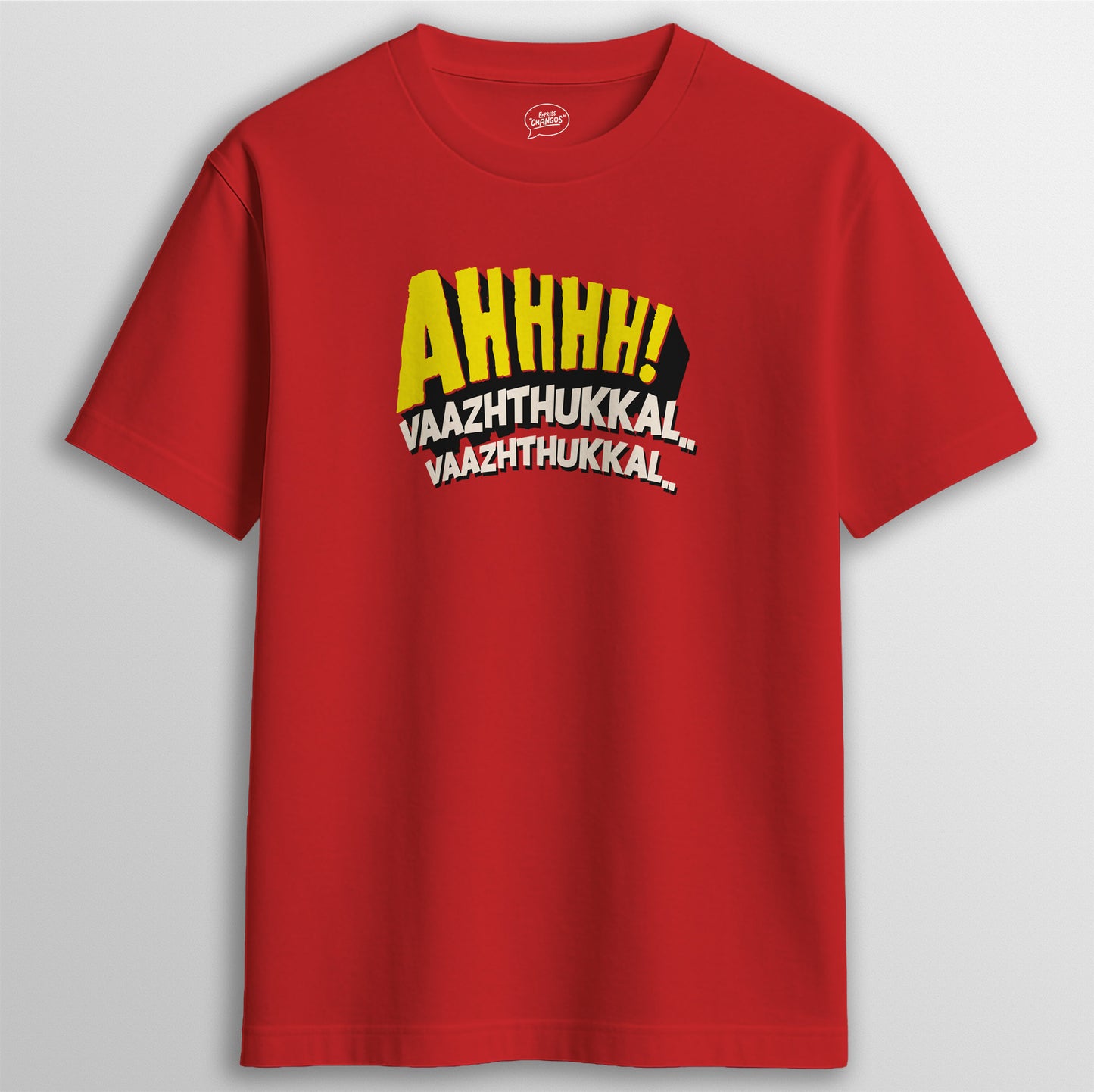 VAAZHTHUKKAL TEE - RED