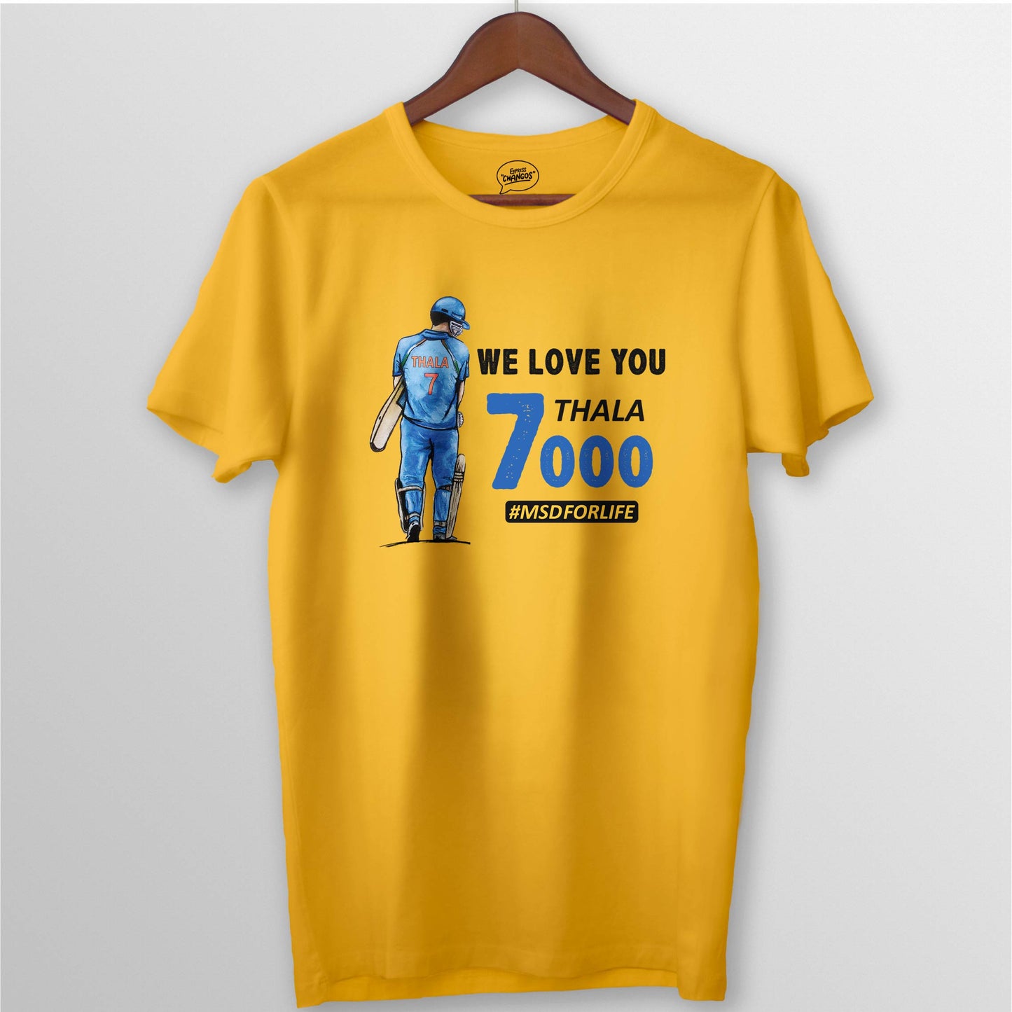 WE LOVE YOU 7000 TEE - YELLOW
