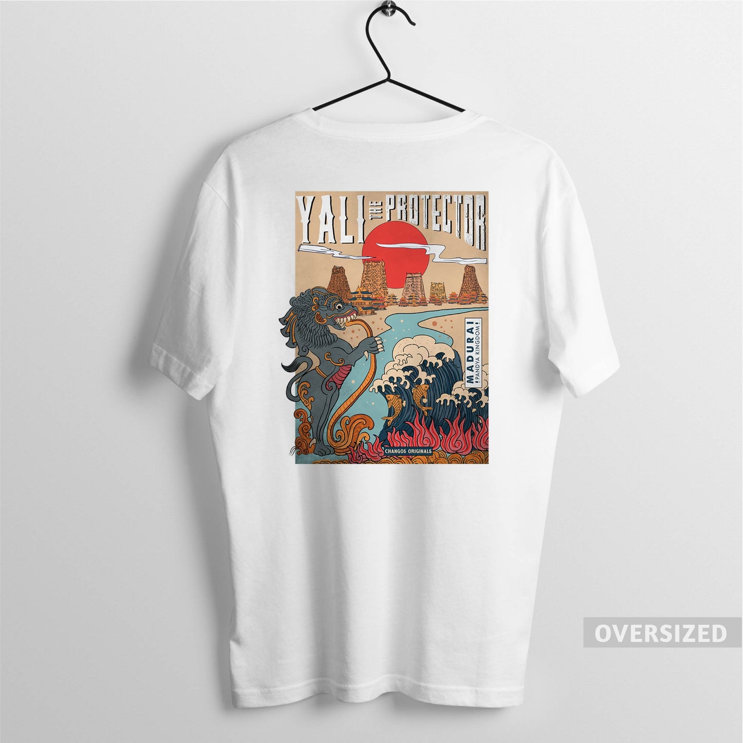 YALI MADURAI TEE - WHITE