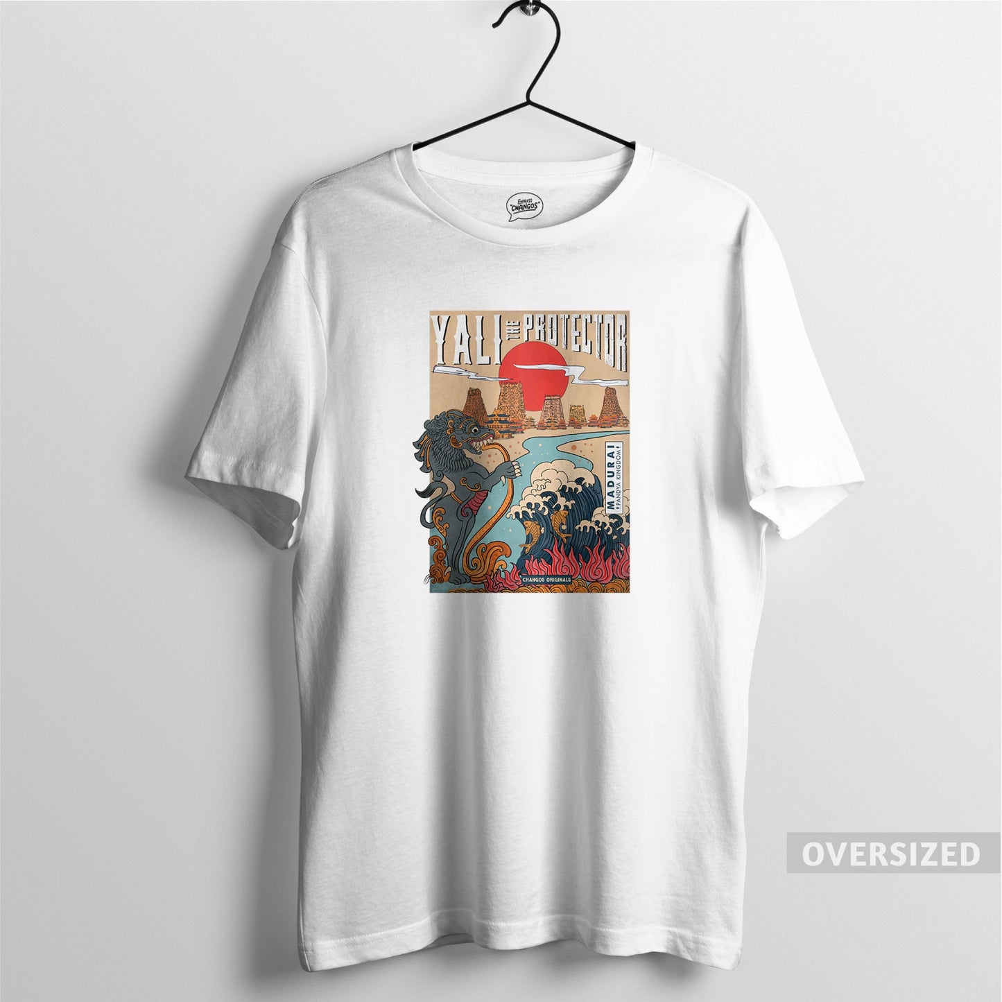 YALI MADURAI TEE - WHITE