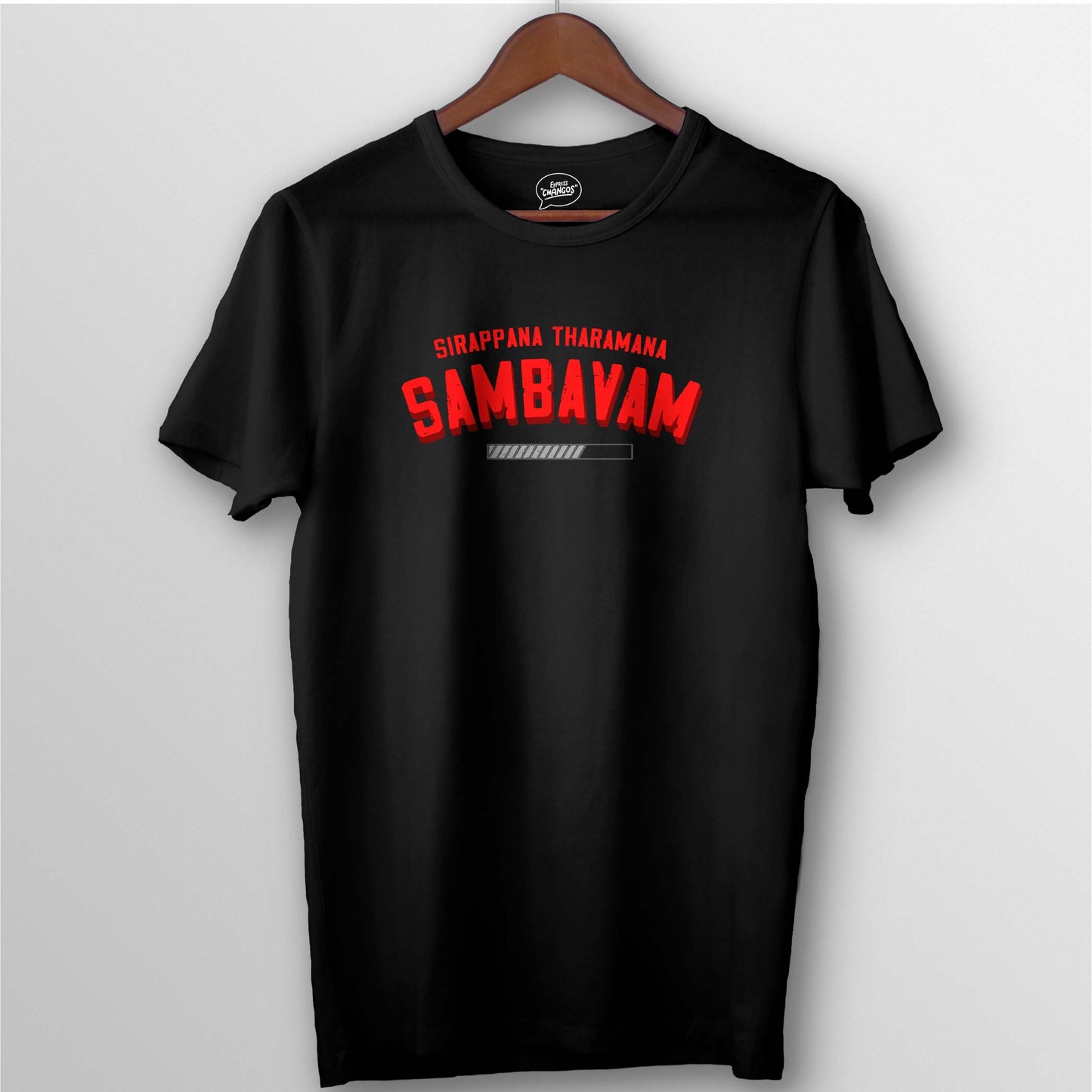 SAMBAVAM LOADING TEE - BLACK