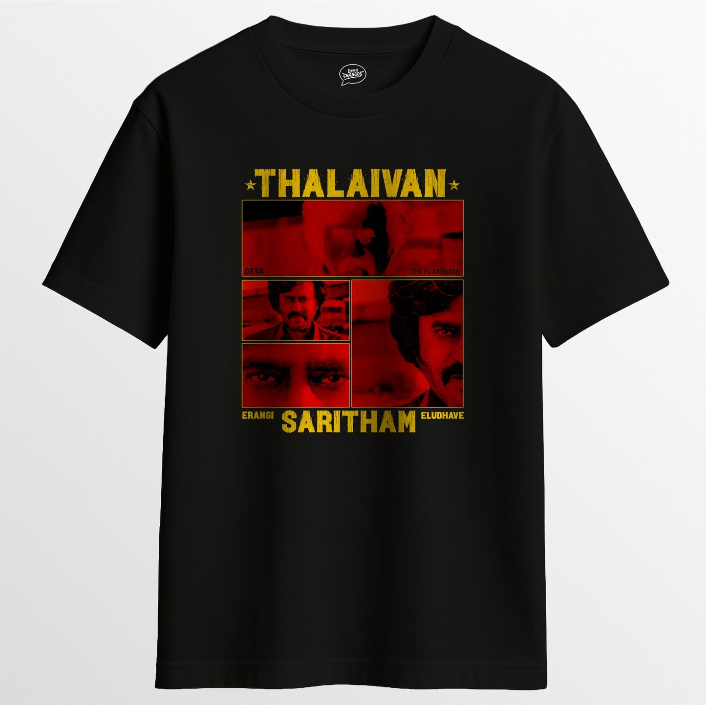 THALAIVAN SARITHAM TEE - BLACK