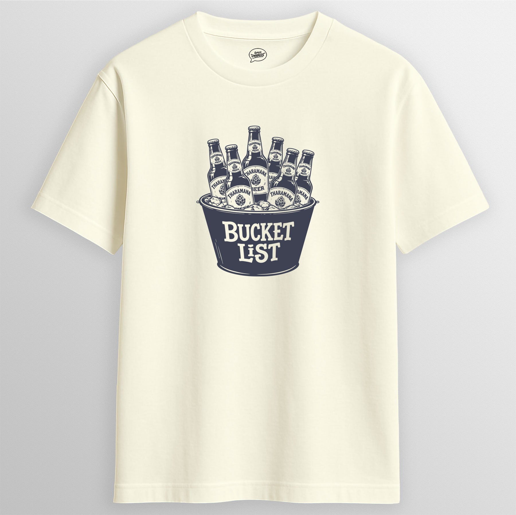BUCKET LIST T-SHIRT, OFF WHITE | Express Changos