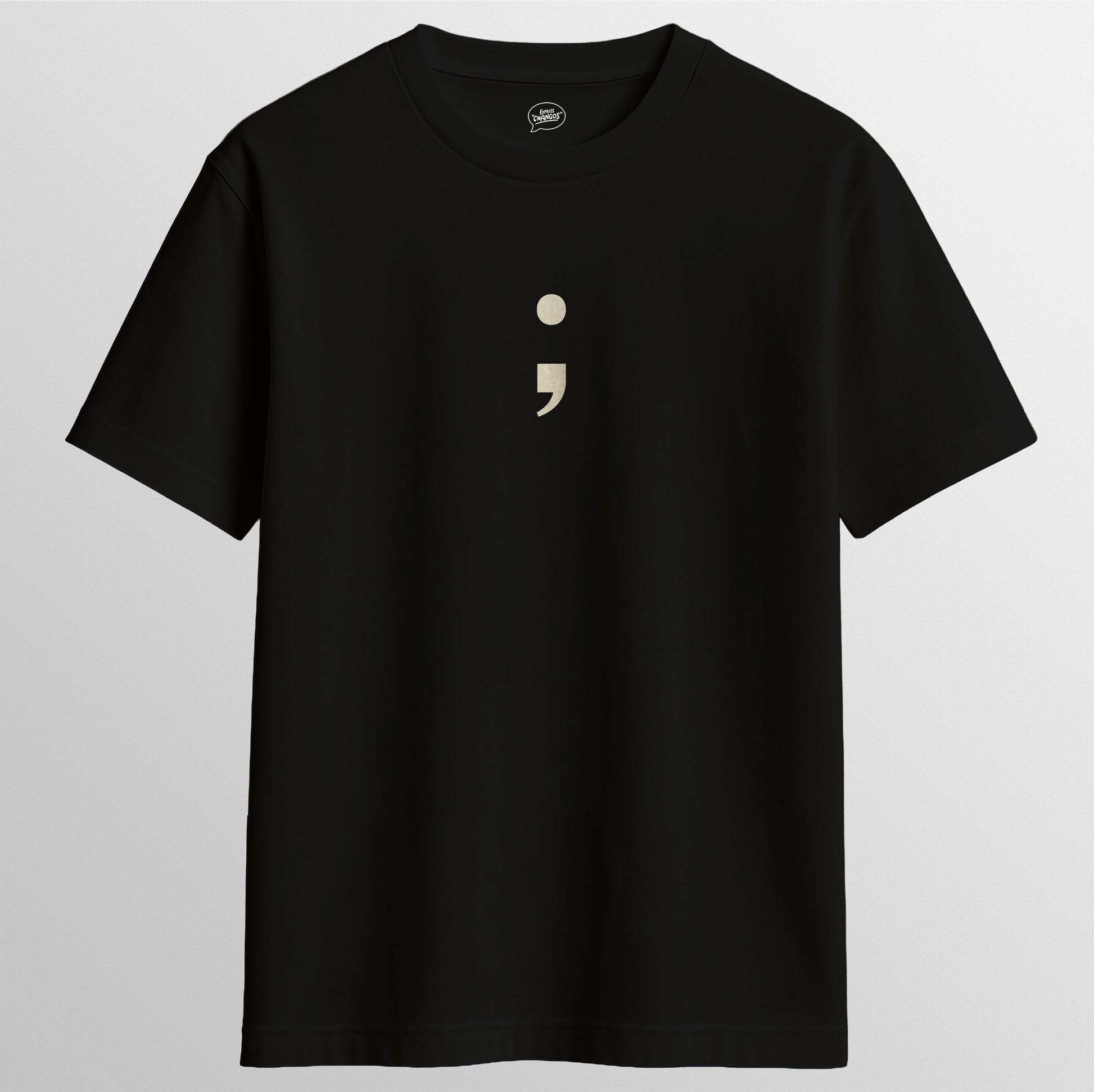 COLON T-SHIRT, BLACK | Express Changos