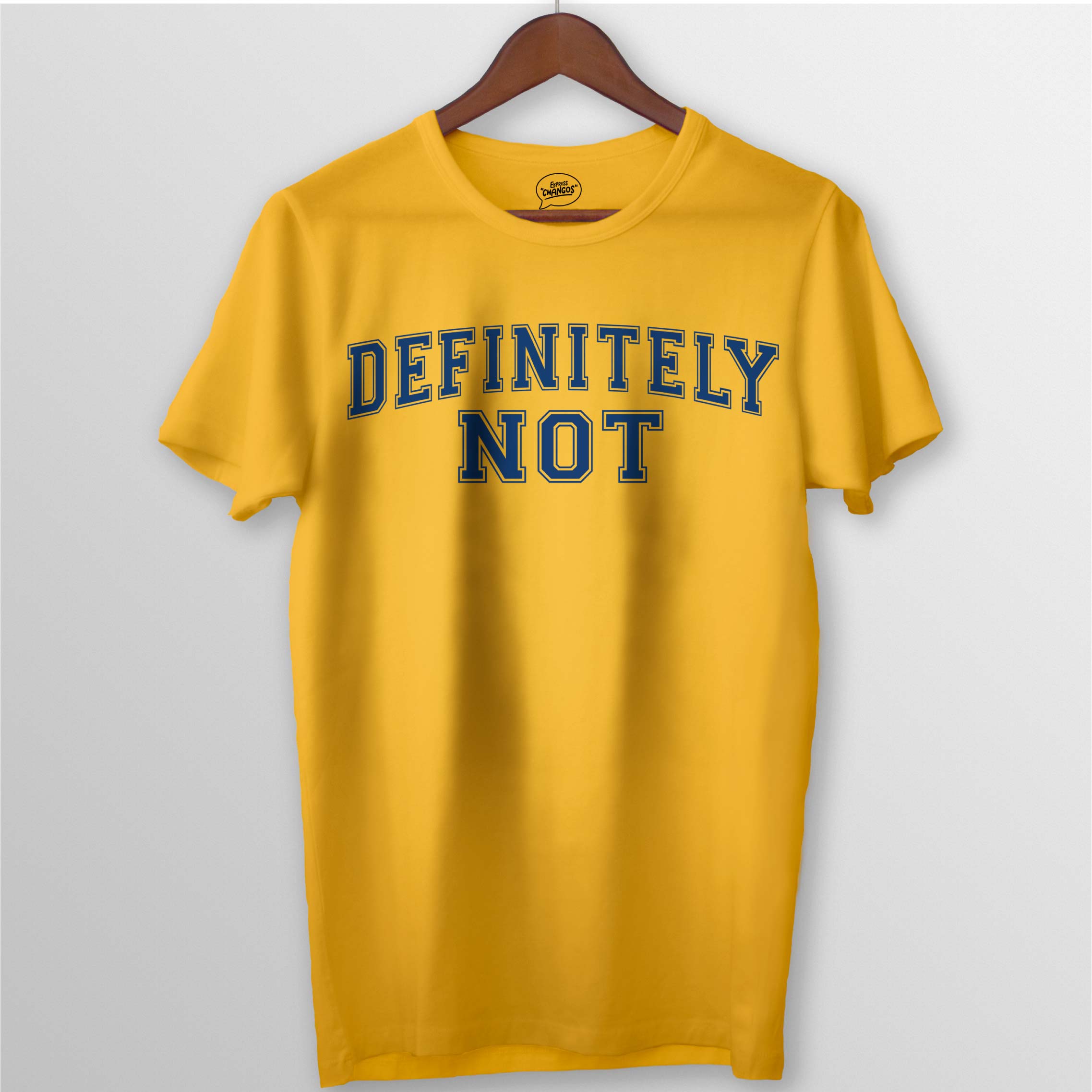 Not Definitely DEFINITELY NOT TEE - GOLDEN YELLOW – Express Changos