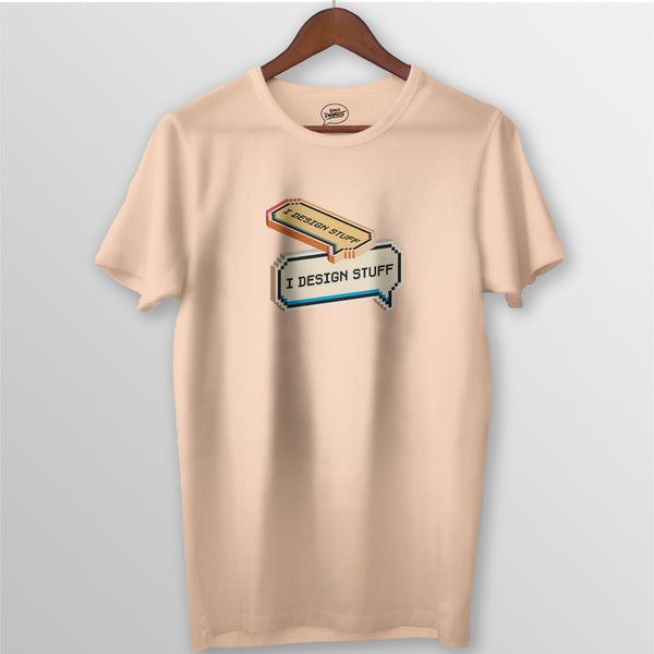 I DESIGN STUFF TEE - PEACH | Express Changos