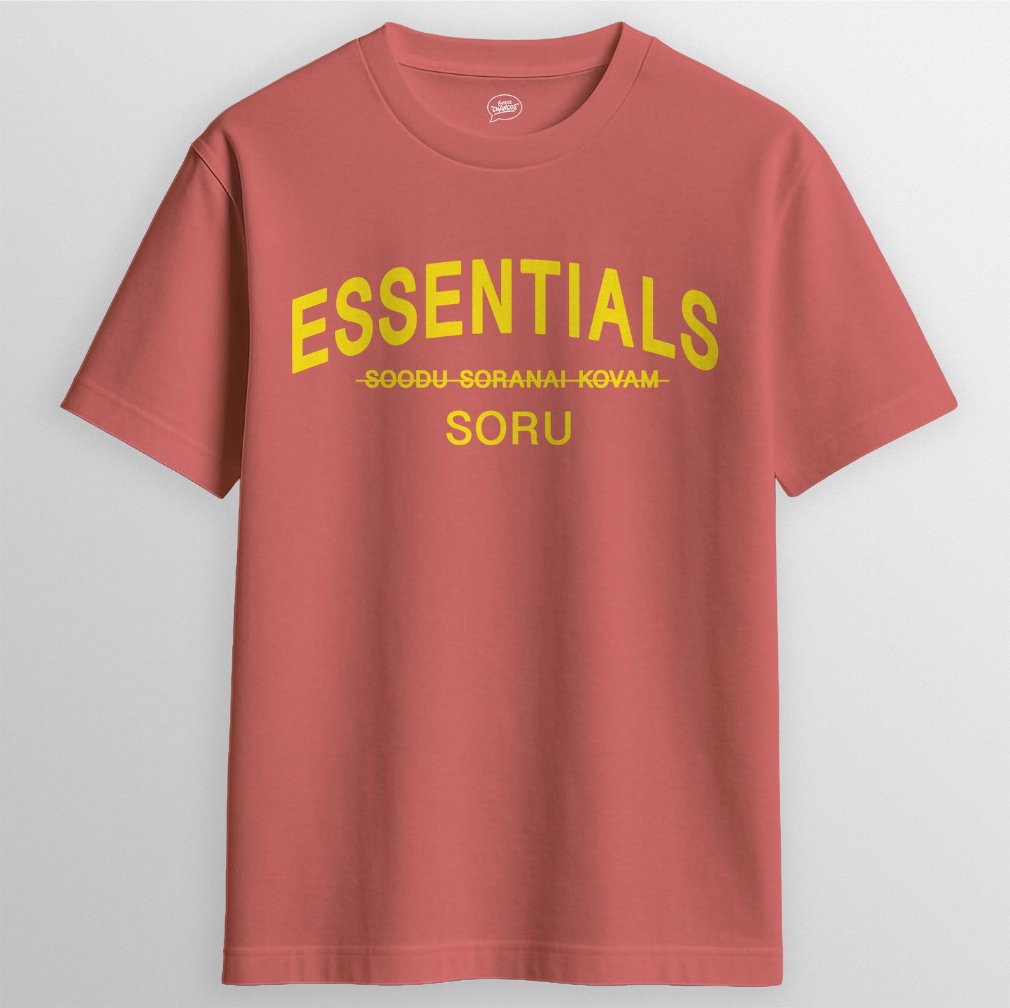 ESSENTIAL SORU T-SHIRT, CORAL | Express Changos