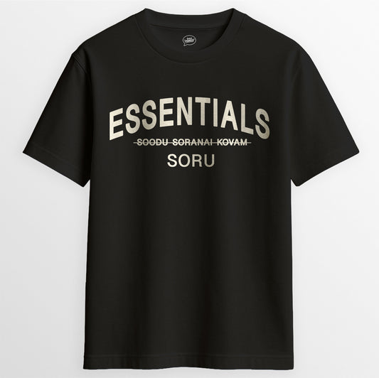 Essential Soru T-Shirt in Black - Express Changos