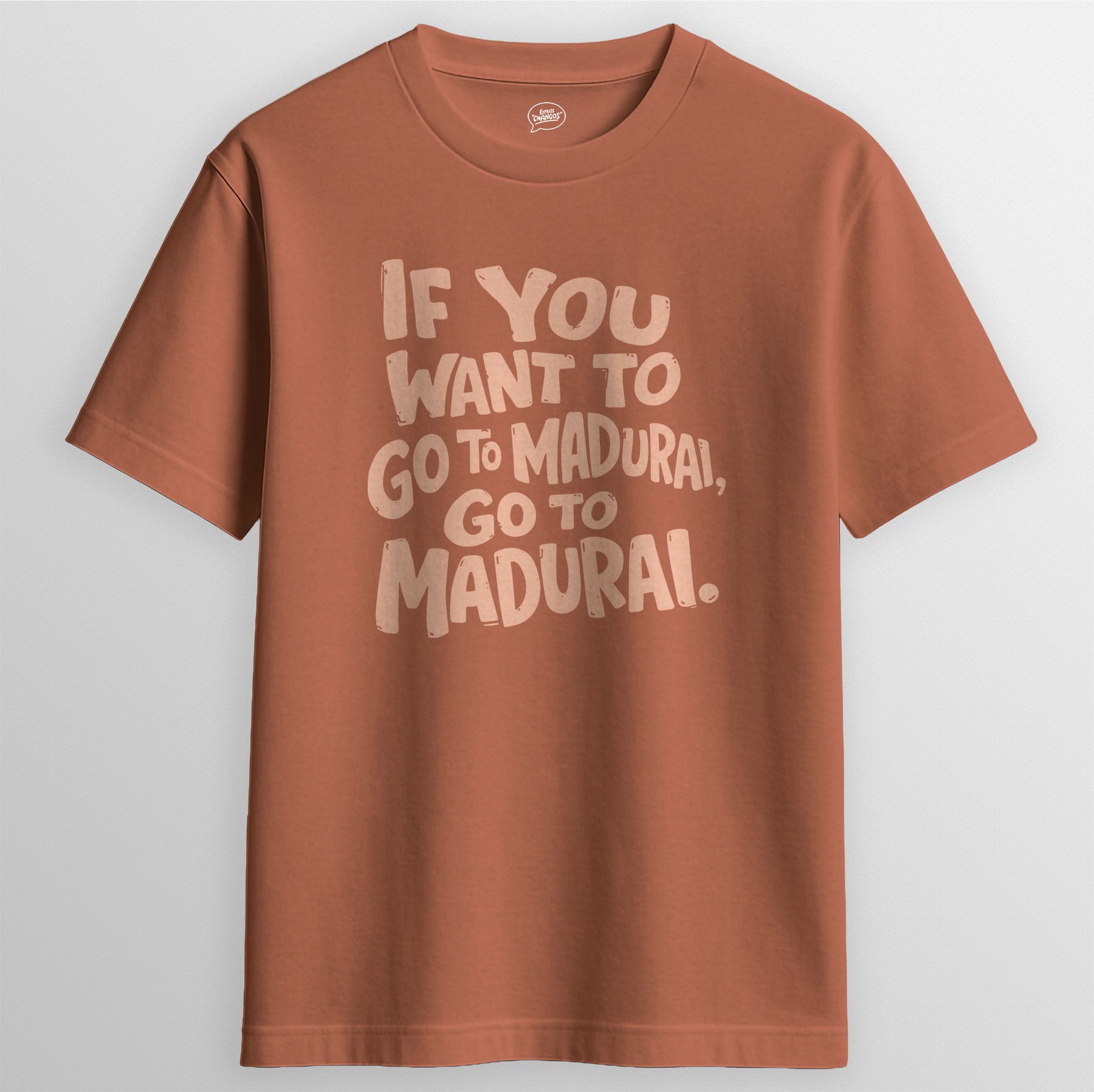 GO TO MADURAI T-SHIRT, COPPER | Express Changos
