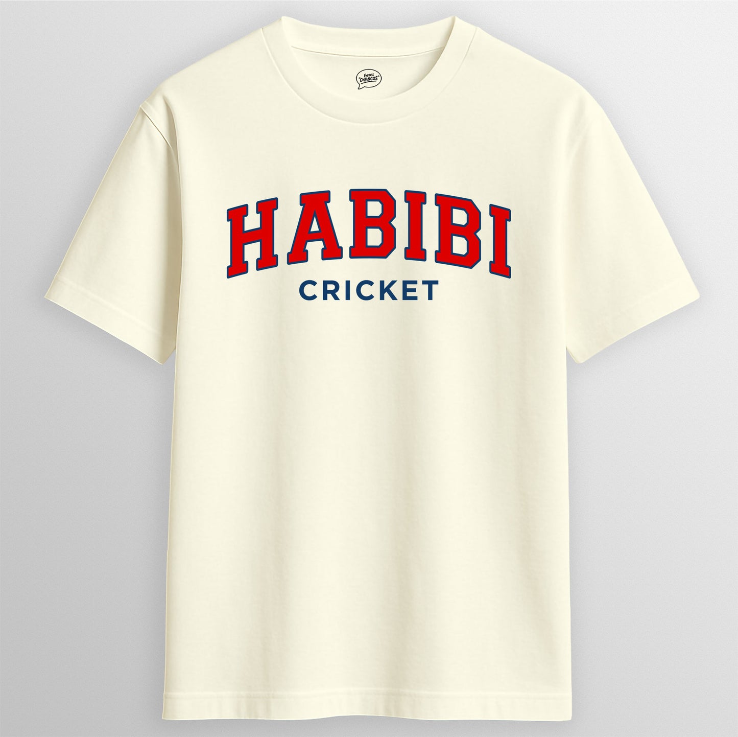 HABIBI CRICKET T-SHIRT, OFF WHITE | Express Changos