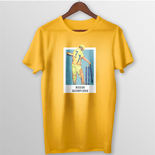 MISSION ACCOMPLISHED TEE - YELLOW