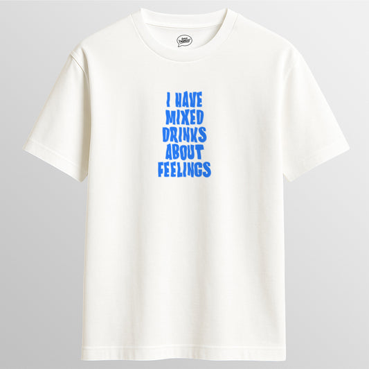 MIXED FEELINGS TEE - OFF WHITE