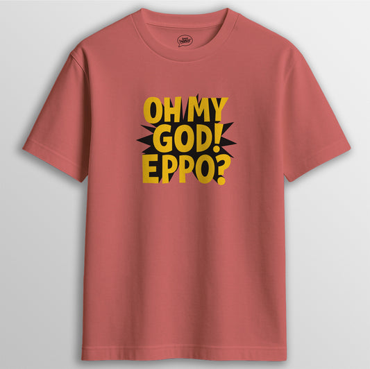 OH MY GOD TEE - CORAL