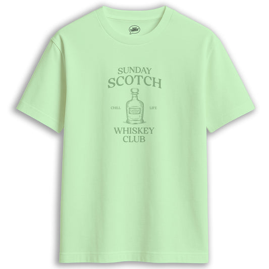SUNDAY SCOTCH TEE - JADE GREEN
