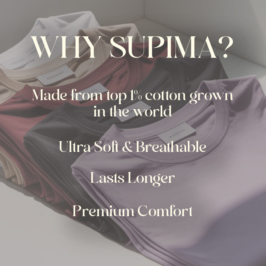 PREMIUM SUPIMA TEE - LAVENDER