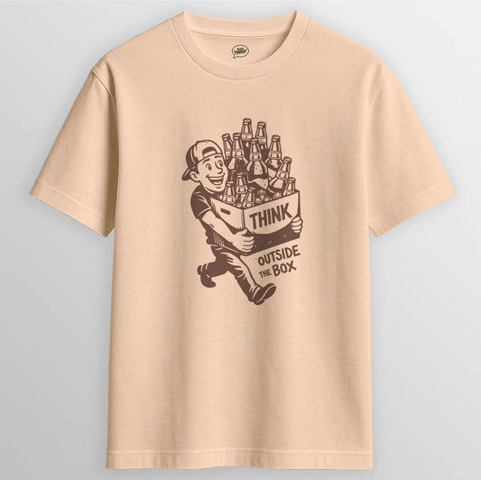 Think Outside The Box T-Shirt in Black - Express Changos
