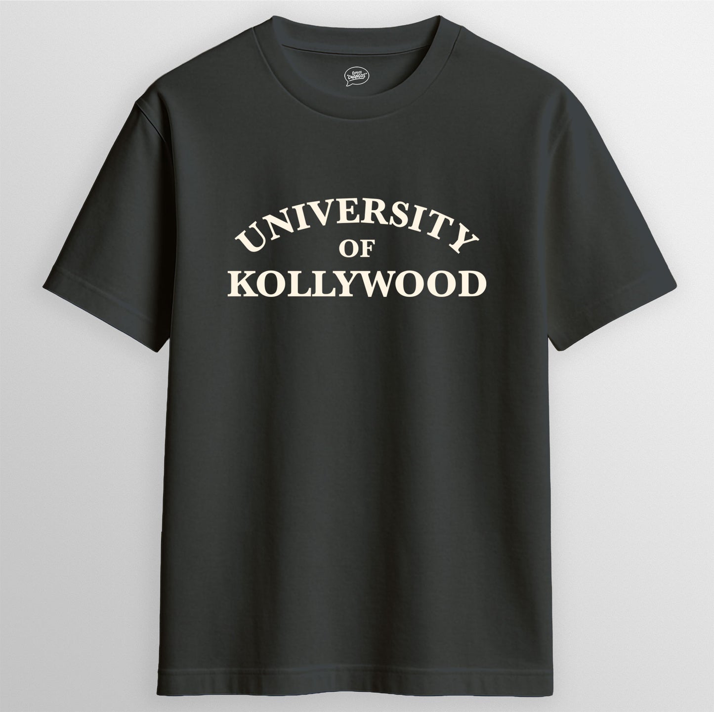 UNIVERSITY OF KOLLYWOOD T-SHIRT, STEEL GREY | Express Changos